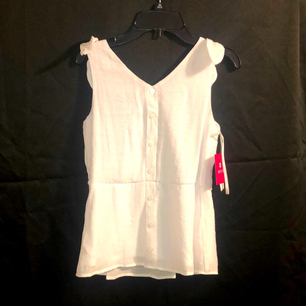 Super cute girls white tank style top
